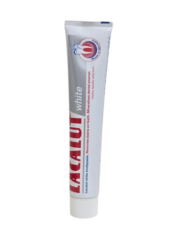 LACALUT Natural Whitening Toothpaste White 75mm - Image 5